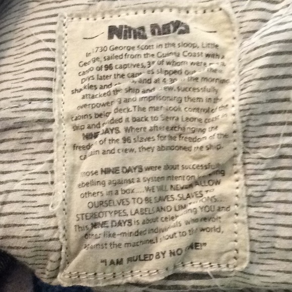 Nine days whitewash mens straightleg jeans. - Picture 8 of 8